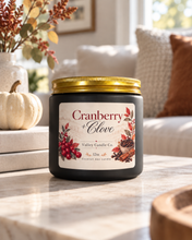 Load image into Gallery viewer, Cranberry &amp; Clove | Coconut Wax Candle | 12 oz