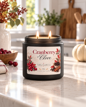 Load image into Gallery viewer, Cranberry &amp; Clove | Coconut Wax Candle | 12 oz