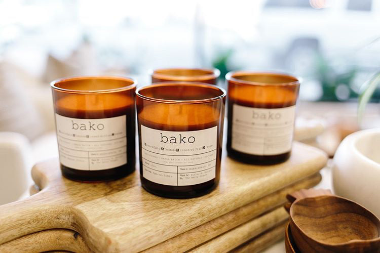 BAKO Candle |Kinley M. Design x Valley Candle Co. | Coconut Wax Candle