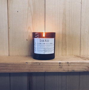 BAKO Candle |Kinley M. Design x Valley Candle Co. | Coconut Wax Candle