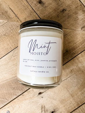 Mint Mojito | Coconut Wax Candle | 8oz