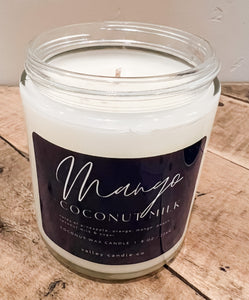 Mango & Coconut Milk | Coconut Wax Candle | 8oz