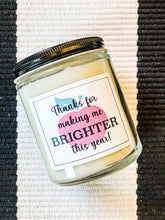Load image into Gallery viewer, Teacher Appreciation| 8 oz Coconut Wax Candle | Expressions Collection
